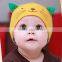 2016 Hot Soft Cotton Baby Hat Lovely Cat Stripe Beanie Winter Toddler Infant Newborn Kids Cap Boys Girls Hat Accessories QLM