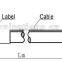 Din male to Din Male Right Angle Male jumper cable 1/2'' super flexible for RF base station infrastructure