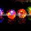 Cool Led Light Up Flashing Bubble Ring Rave Party Blinking Soft Jelly Glow Party favor