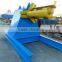 Metal leveling and cut to length machine