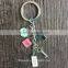fashion gift brass color metal keychain