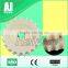 Nylon plastic double driving chain sprocket with keyway
