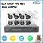 hot new sale nvr 8ch cameras poe kit plug and play security system outdoor use