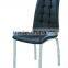 high back hot sell black pu dining Chair