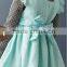 100% COTTON dress ruffle sleeves designs for young USA girls