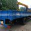factory hot sale 5ton mini manual telescopic crane for truck with winch cable