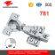 781 concealed hinge with 110 degree open butterfly hinge