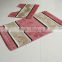 2 pcs bath mats with TPR anti slip base