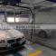 Touchless car wash machine with shampoo and wax systems