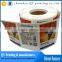 2016 high quality color printed paper label,self adhesive paper roll stickers