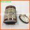 Jingle Tin Cosmetic Box in Oval Shape