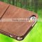 Genuine Leather Case For Business Man Full Front Window Mobile Phone Case For iPhone 6