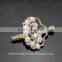 Cute Resin Ballet dancing girl brooch/handmade rhinestone brooch