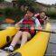 Sun Life inflatable kayak fishing with 2 clear polycarbonate windows