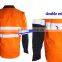 Custom logo cotton with 3M reflective tape hi vis reflective safety shirt