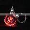 Octangle Crystal Key Ring With LED Light