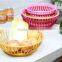 round design fruit plastic basket/unbreakable plastic basket/vegetable basket