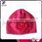 Lady fashion wool felt knit beanie hat with flower (Accept the design draft)