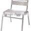 Armless chair aluminum chair