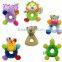 Baby Rattle plush toy/baby squeaky toy/baby bear rattle toys