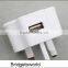 UK 3 pin Plug Adapter for Samsung mobile phone