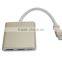 5 Port USB C Extender Hub 3 in 1 Hi-Speed PD2.0 Profile 5 Type C USB 3.1 Hub for iPhone