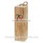 Trade assurance Paulownia wood wine box one pack wine wood gift box