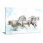 Framed and Stretched Horse Canvas Painting For Livingroom Decor DWYS54