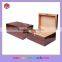 Brown glossy MDF wood best antique cigar box