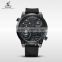 WEIDE universe best selling products brand watch black case leather band stainless steel back water resistant watches