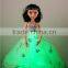 White Barbie Dolls with Beautiful Head Pieces / High Brightness Princess Dress