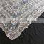 polyester white&beige latest European noble traditional embroidery lace delantal fabric big size 120cm*100cm for lady