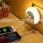 Dual USB Output Small Mini Night Light Induction Charger Socket LED Small Light