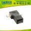 left angled Micro USB adapter, angle Micro USB male to female