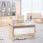 Mordern Melamine Top Office Wooden Staff Table Design
