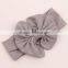 <<<2015 Fashion Retail Big Bow Headwrap Lovely Bowknot Baby Cotton Girls Headbands /