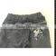 extensible waist stripe design balck jeans pent