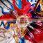hand blown glass chandelier decoration XO-20150628&Murano glass chandelier from famous Chinese glass artist Mr Ou