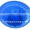 Hot Sale !! Blue Color Heart Shape 6 Cups Non-stick Cake Mould Silicone Cookware