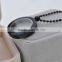 30*20.5mm Round Black Living Floating Charms Chains Locket