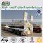3 Axle 500mm Low Chassis for Heavy-duty Equipment Transport Trailer Low Bed Semi Truck Trailer