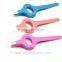 Carbon steel eyebrow tweezer with Silicon Wrapped Handle made in China