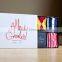Personalized paper glove gift box drawer design with divider