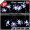 TZFEITIAN holiday decoration snowflake string lights led cool white color