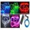 wholesale cheap multi color el cable with inverter/el flashing cable/el wire