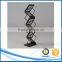 Collapsible perforated metal A4 size brochure holder
