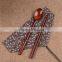 Cloth bag packing travel set wooden custom logo spoon set with chopstick