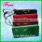 Fashion single zipper genuine leather wallet with butterfly patterns design wallet for women