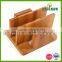 BSCI factory High quality bamboo wood Kitchen napkin holder wholesale