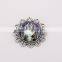China Wholesale Brooch Silver Plated Fairy Spirit Crystal Brooch Pins Jewelry Fashion Factory